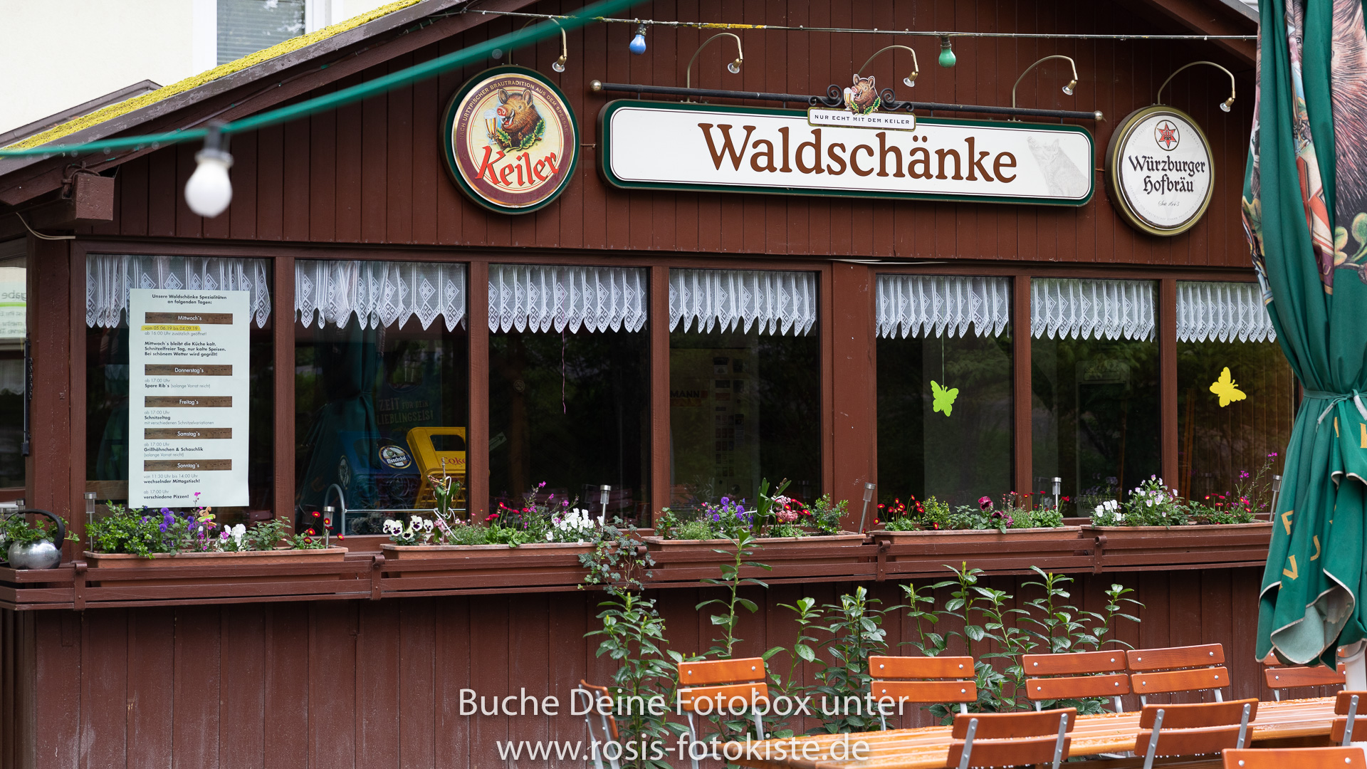 Rosis Fotokiste in der Waldschänke Oberdürrbach.
