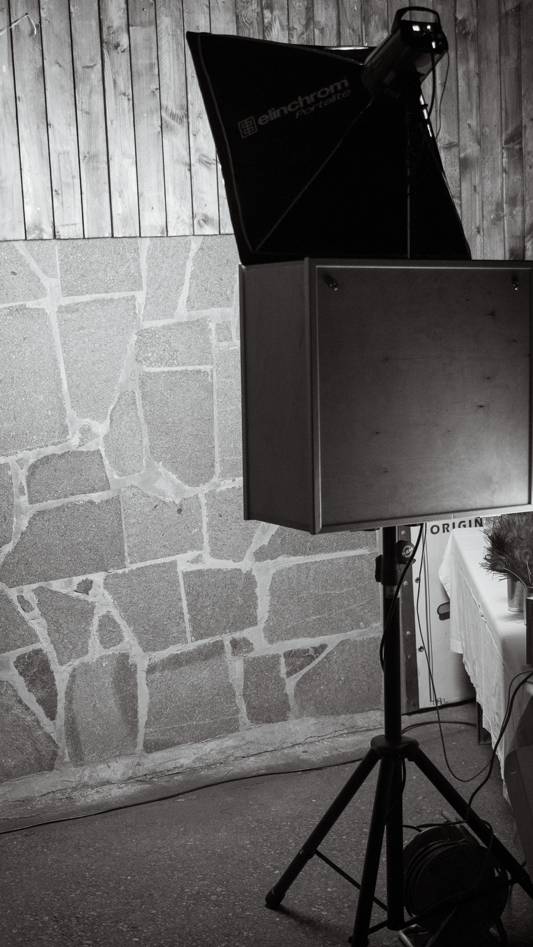 Fotobox in Würzburg mit Studioblitz in der Marina Hafenbar