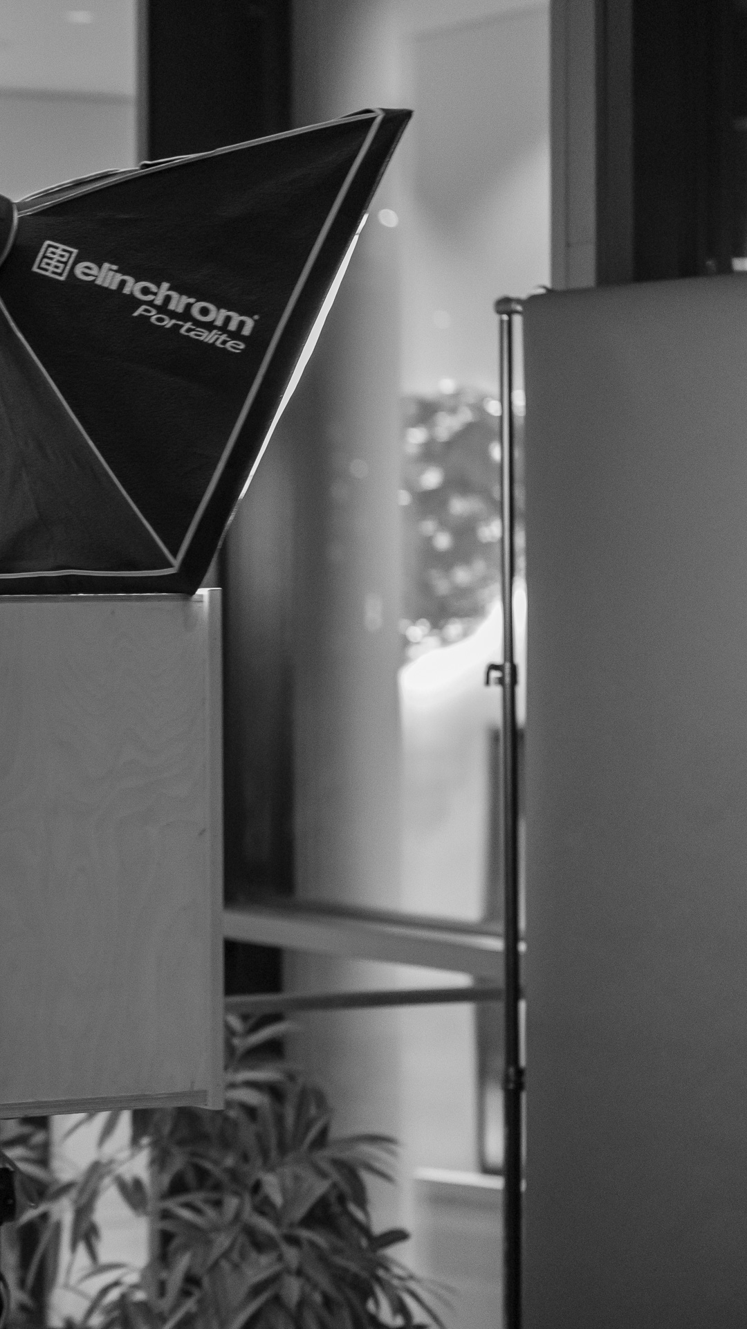 Premium Fotobox mit Hintergrund und Vollformat Kamera