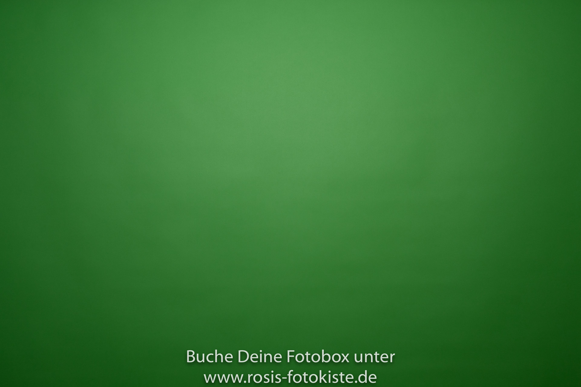 Grennscreen als Hintergrund für die Fotobox