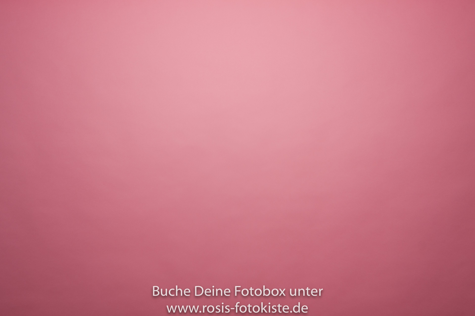 rosa Studioleinwand als Hintergrund für die Fotobox
